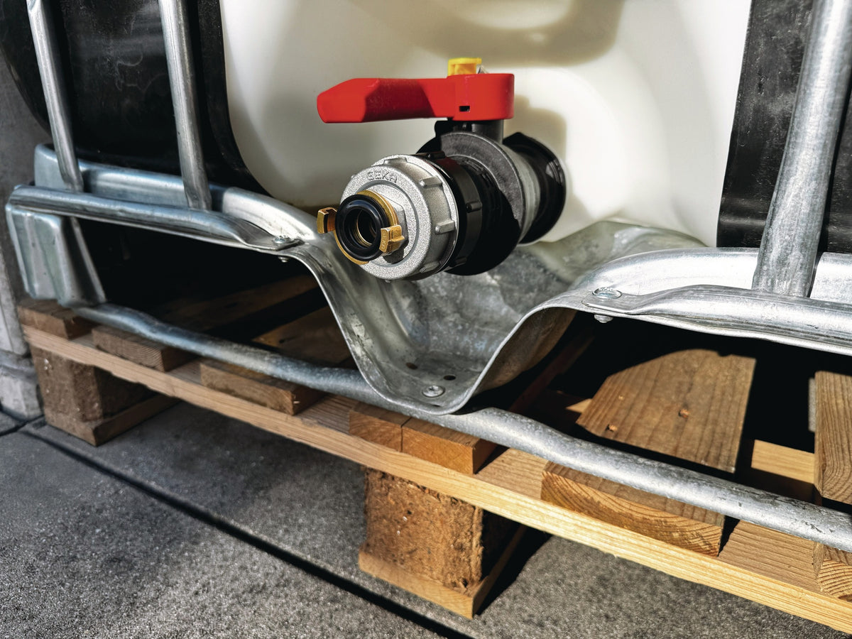 GEKA IBC Adapter Set S60x1/3 Schlauchverschraubung 3/4" IG mit Tülle – 6 Stück