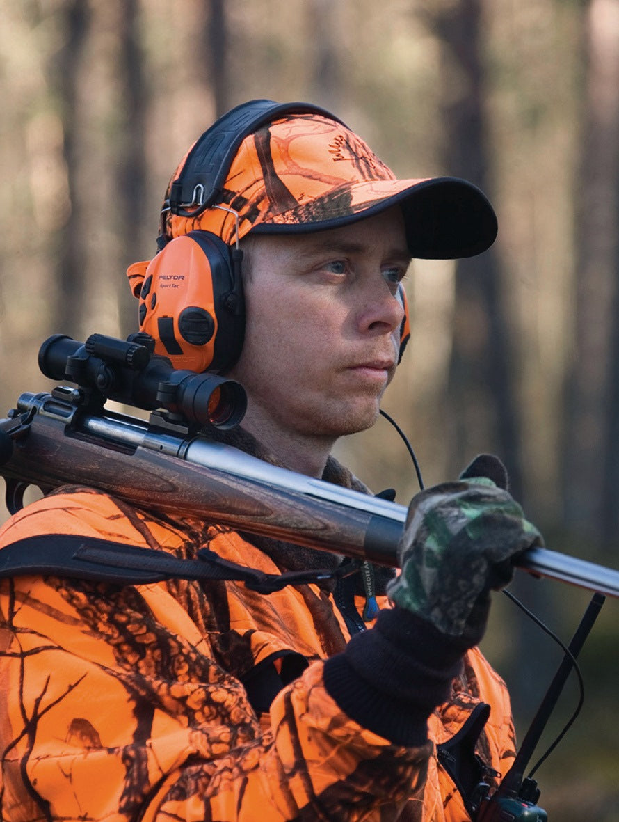3M PELTOR SportTac Kapselgehörschutz mit Audioeingang – Elektronischer Gehörschutz für Jagd- und Schießsport, SNR 26 dB