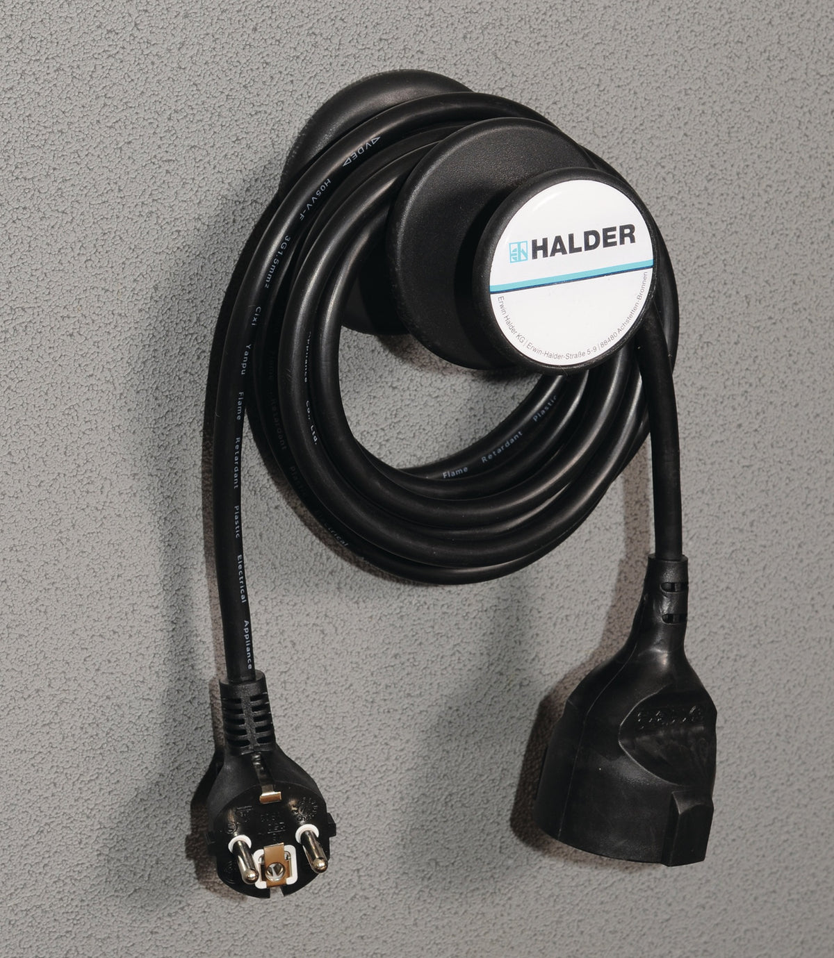 HALDER Magnethalter Ø 65 mm schwarz – 6 Neodym-Magnete, hohe Haltekraft, kratzfest