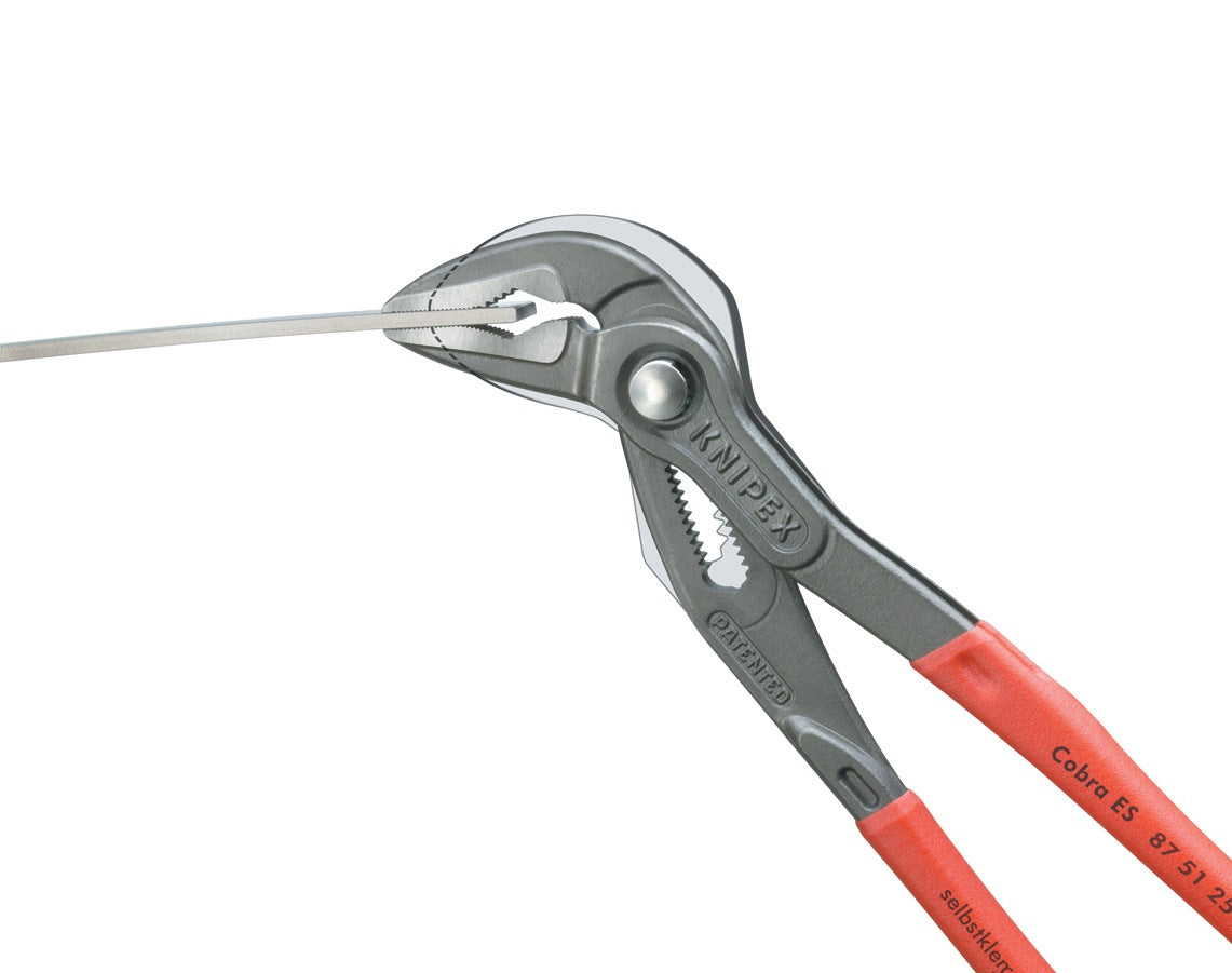 KNIPEX Cobra ES L Wasserpumpenzange 250 mm – Selbstklemmend, 25 Einstellpositionen