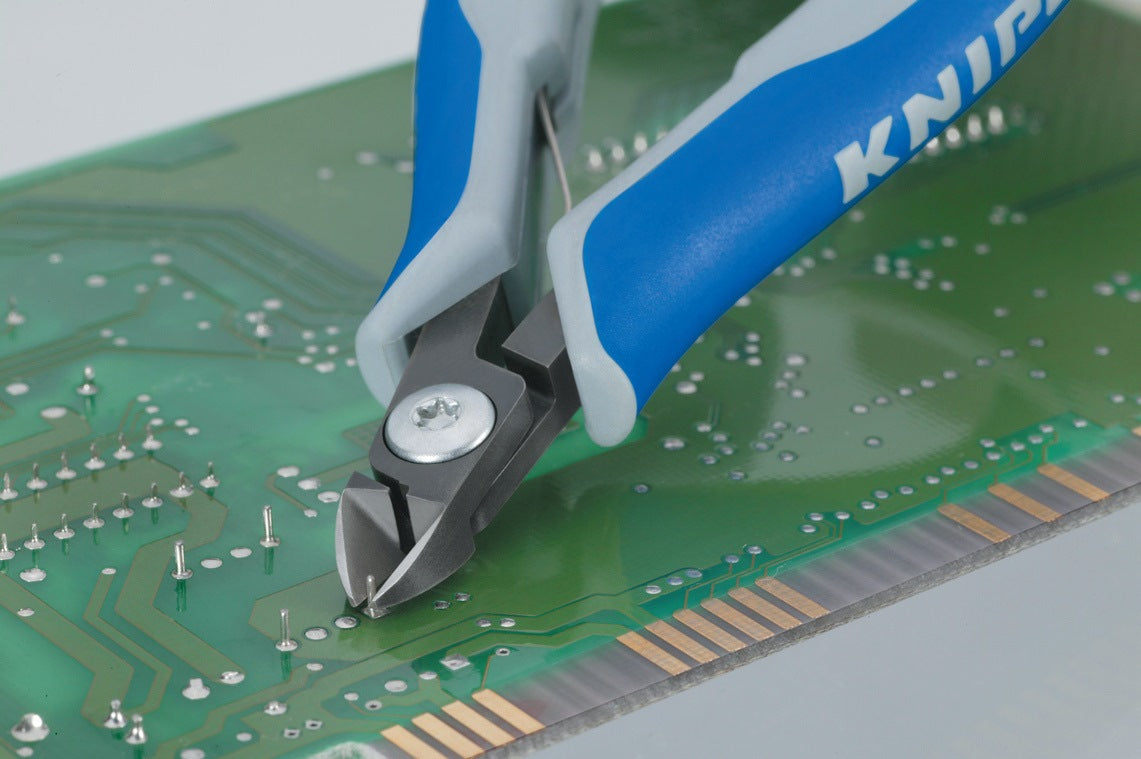 KNIPEX Präzisions-Elektronik-Seitenschneider 125 mm – Poliert, induktiv gehärtet, 59 g