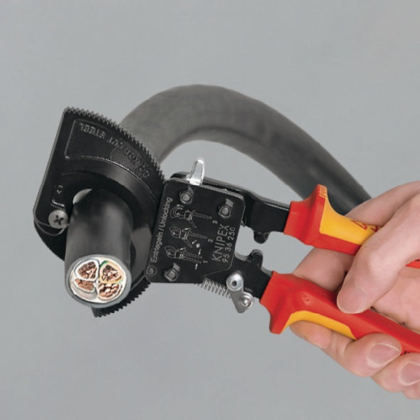 KNIPEX Kabelschneider VDE 250 mm für Cu- und Al-Kabel bis 240 mm²