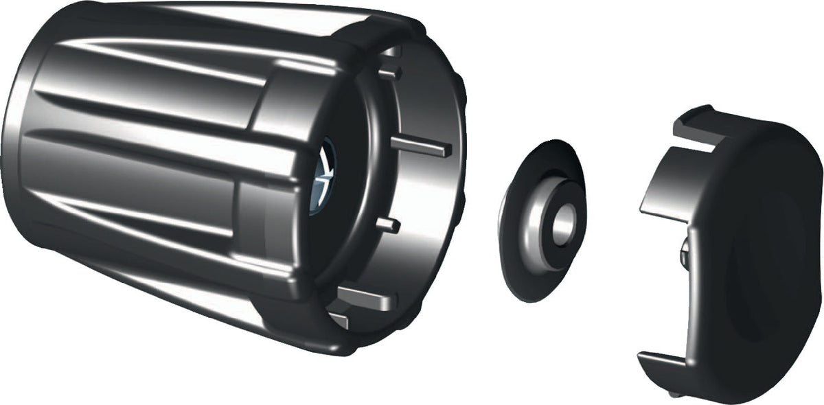 PROMAT Rohrabschneider 3-35 mm für Cu, Alu, VA & dünnwandige Stahlrohre – 195 mm, magnesium