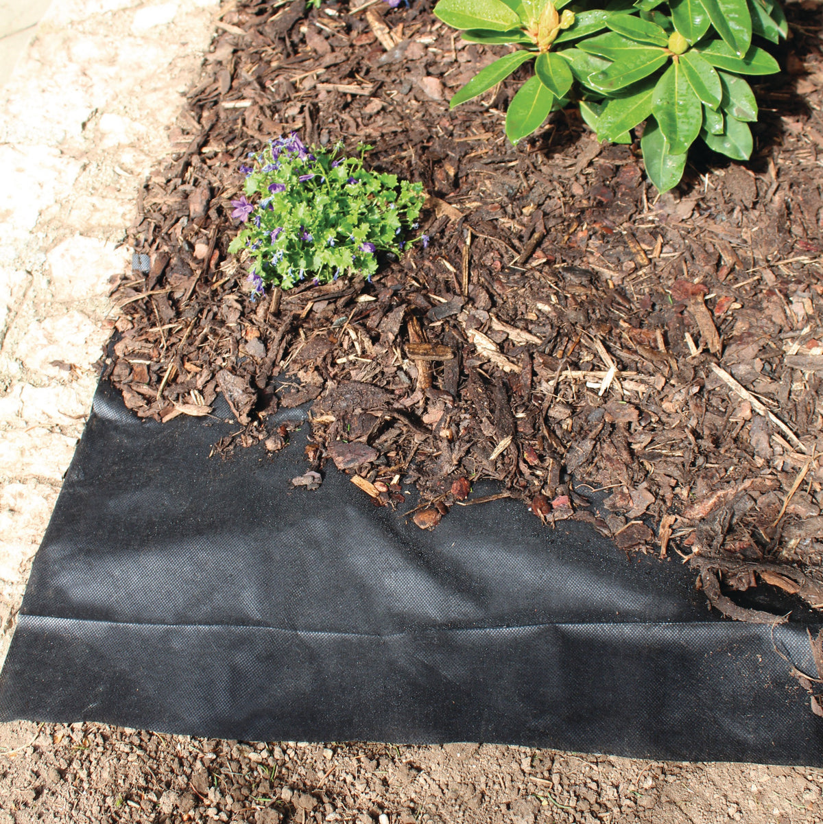 Unkrautvlies 5 x 1,6 m, 100% Polypropylen, 30 g/m² von WINDHAGER – Natürliche Unkrautbekämpfung