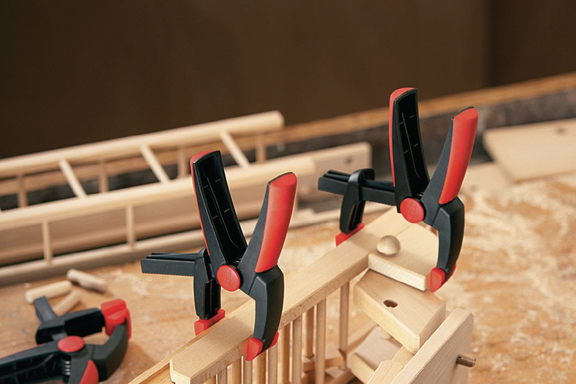 BESSEY Federzwinge VarioClippix XV – stufenlos verstellbar, 55 mm Spannweite