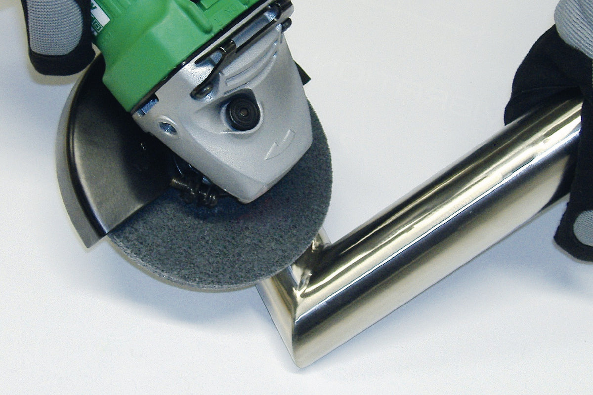 PROMAT Schleifvliesscheibe Ø 125 mm mittel – für Kehlnahtbearbeitung und Feinstschleifen