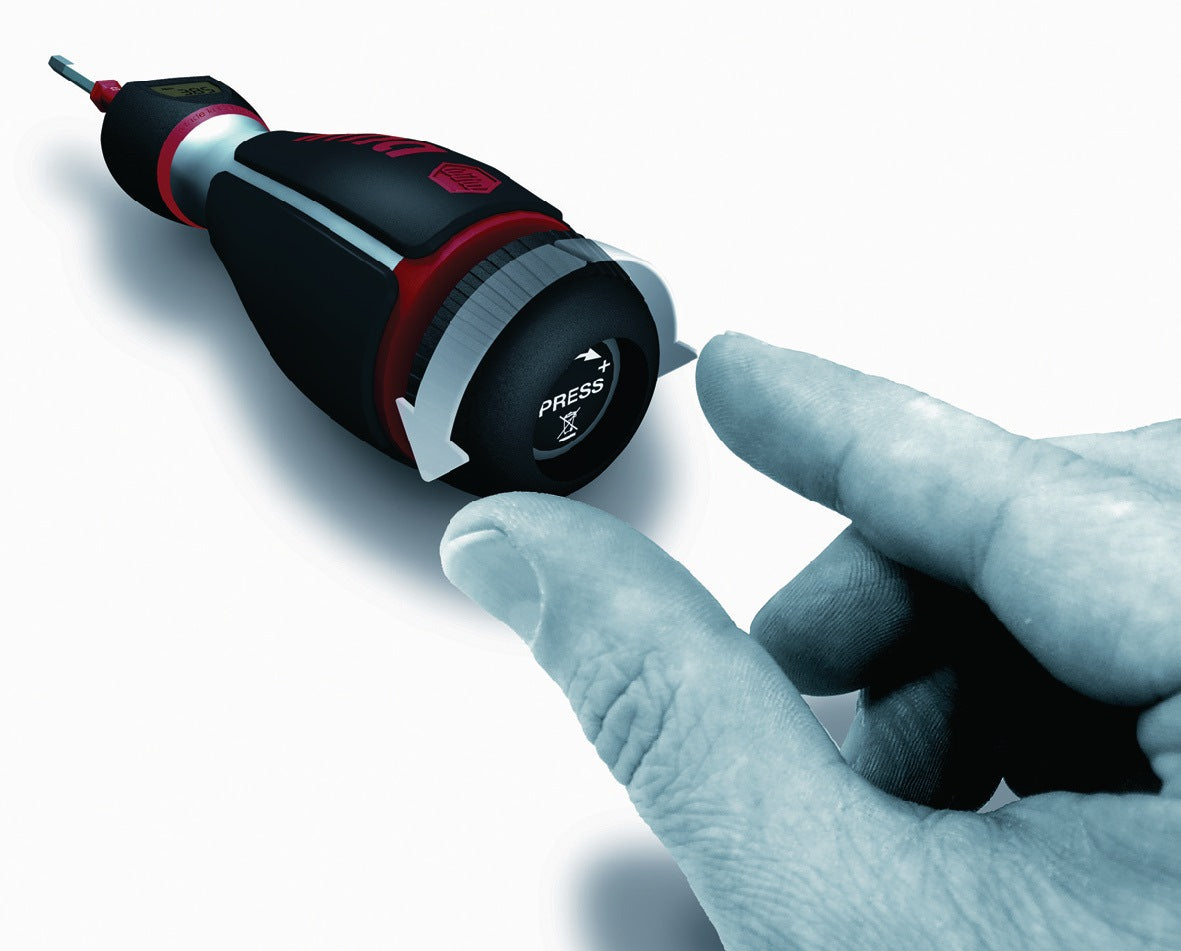 WIHA Drehmomentschraubendreher 2835 1-5 Nm mit Digitaldisplay und Click-Control