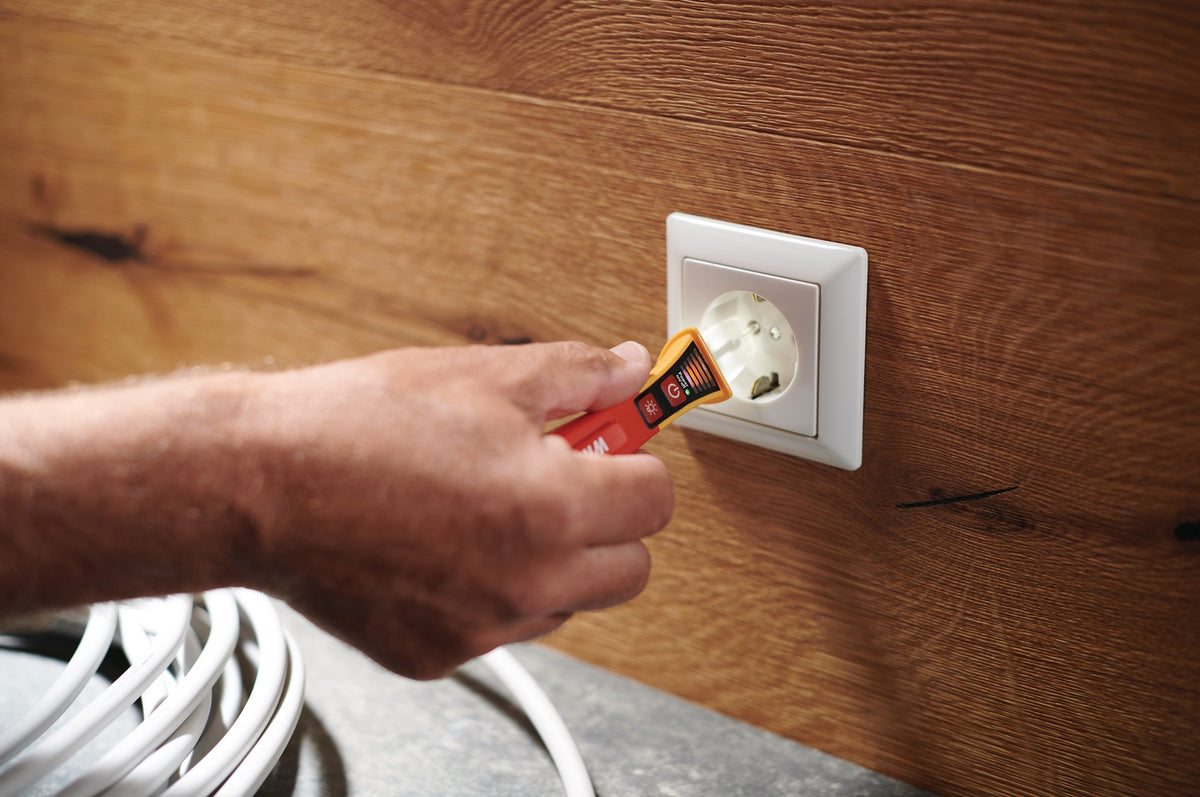 WIHA Spannungsprüfer SB 255-13 12-1000 V AC einpolig mit LED-Taschenlampe