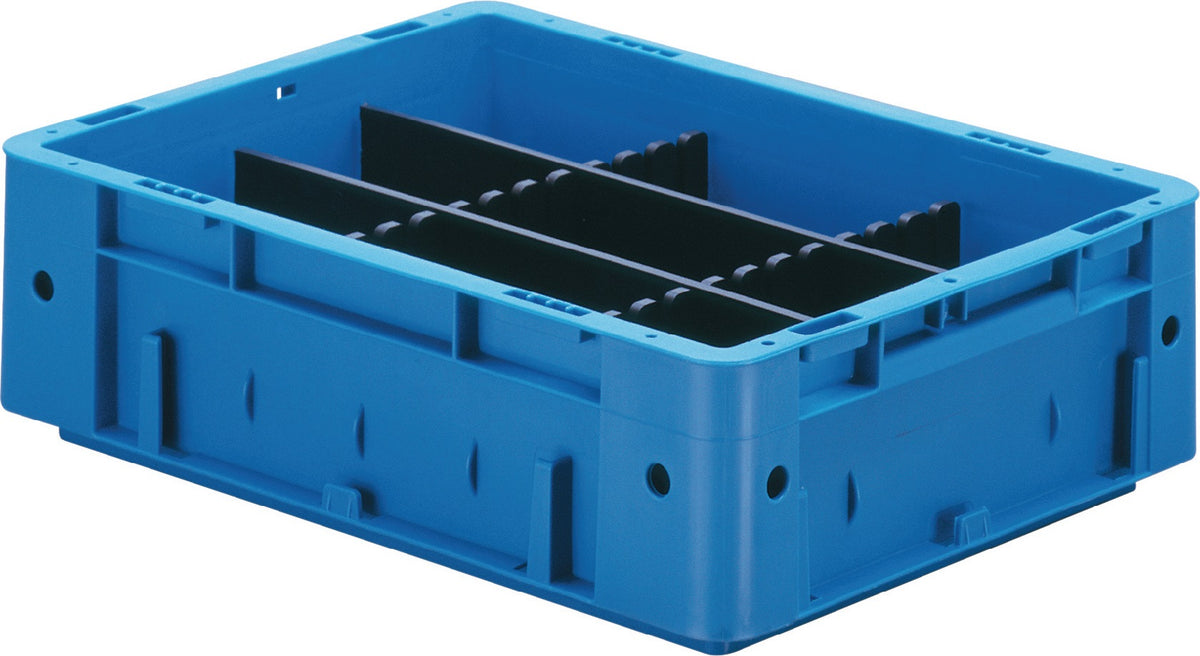 Unterteiler für Transportstapelbehälter 1150 mm x 80 mm PP anthrazit von LA-KA-PE