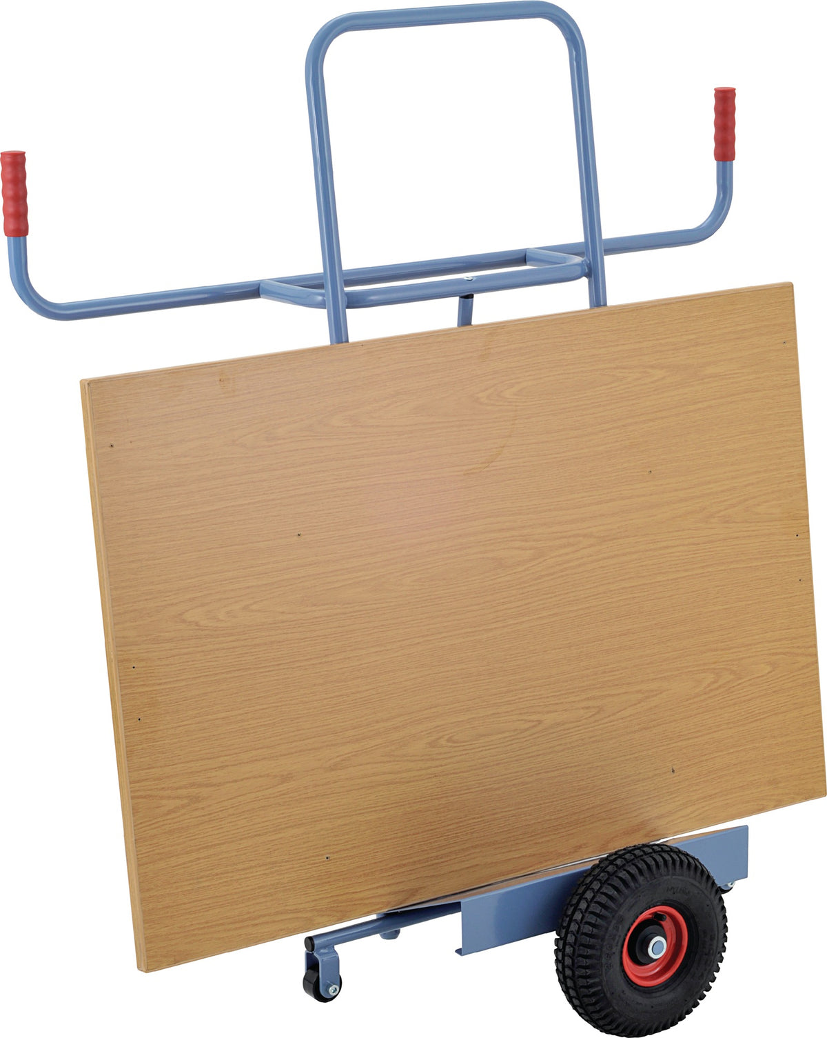 PROMAT Plattenkarre 350 kg – Profi-Transportkarre für Holz- und Kunststoffplatten, taubenblau