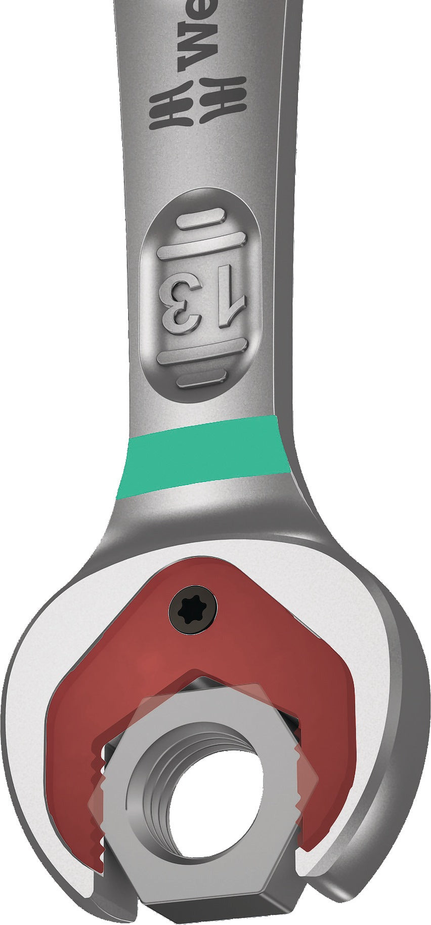 WERA Maulringratschenschlüssel Joker SW 10 mm – 80 Zähne, Haltefunktion, 159 mm