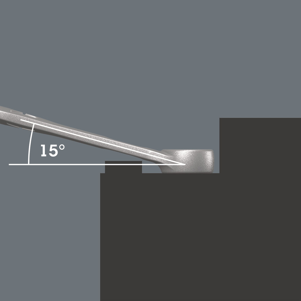 WERA Ringmaulschlüssel 6003 Joker SW 8 mm – Form A, legierter Werkzeugstahl, 15° Rückholwinkel