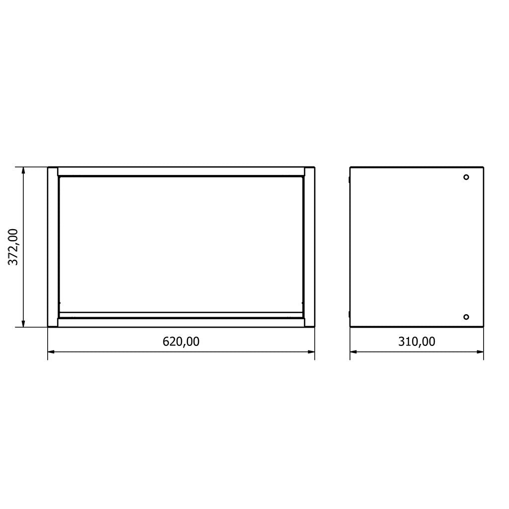 Bullram TOOLBOX4YOU Expert Serie - Einzelmodul Wandschrank mit Tür