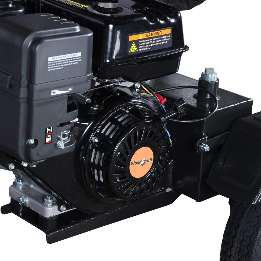 WOODCRAFT Holzspalter 35 Tonnen Benzin vertikal LS35BN