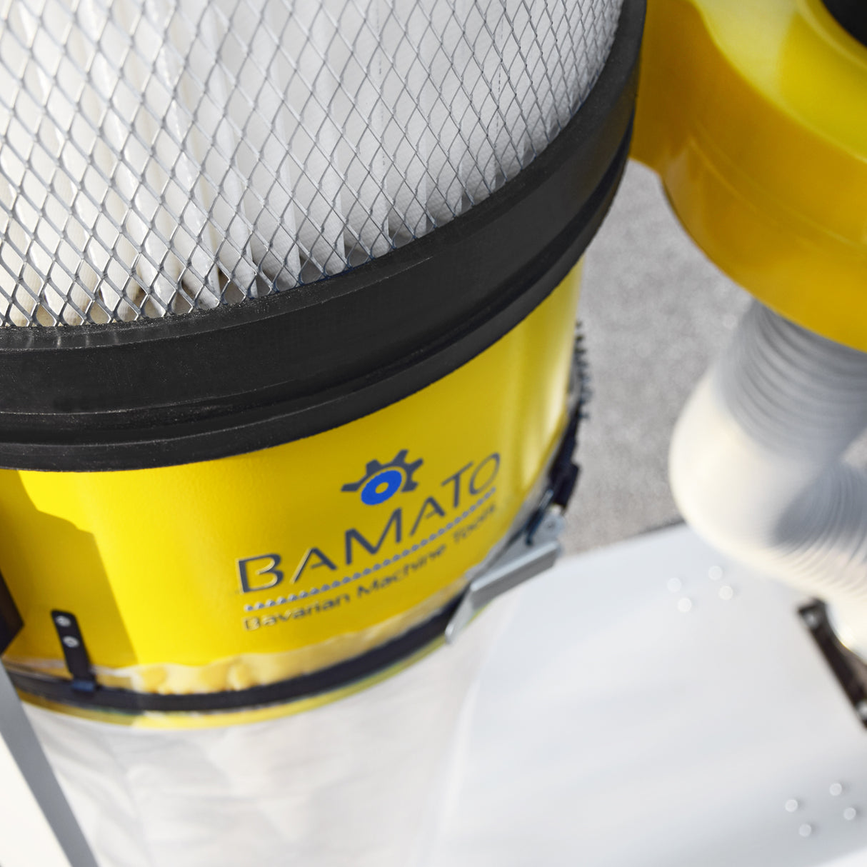 BAMATO AB-1500CF Absauganlage mit Feinstaubfilter und Adapterset (230V)