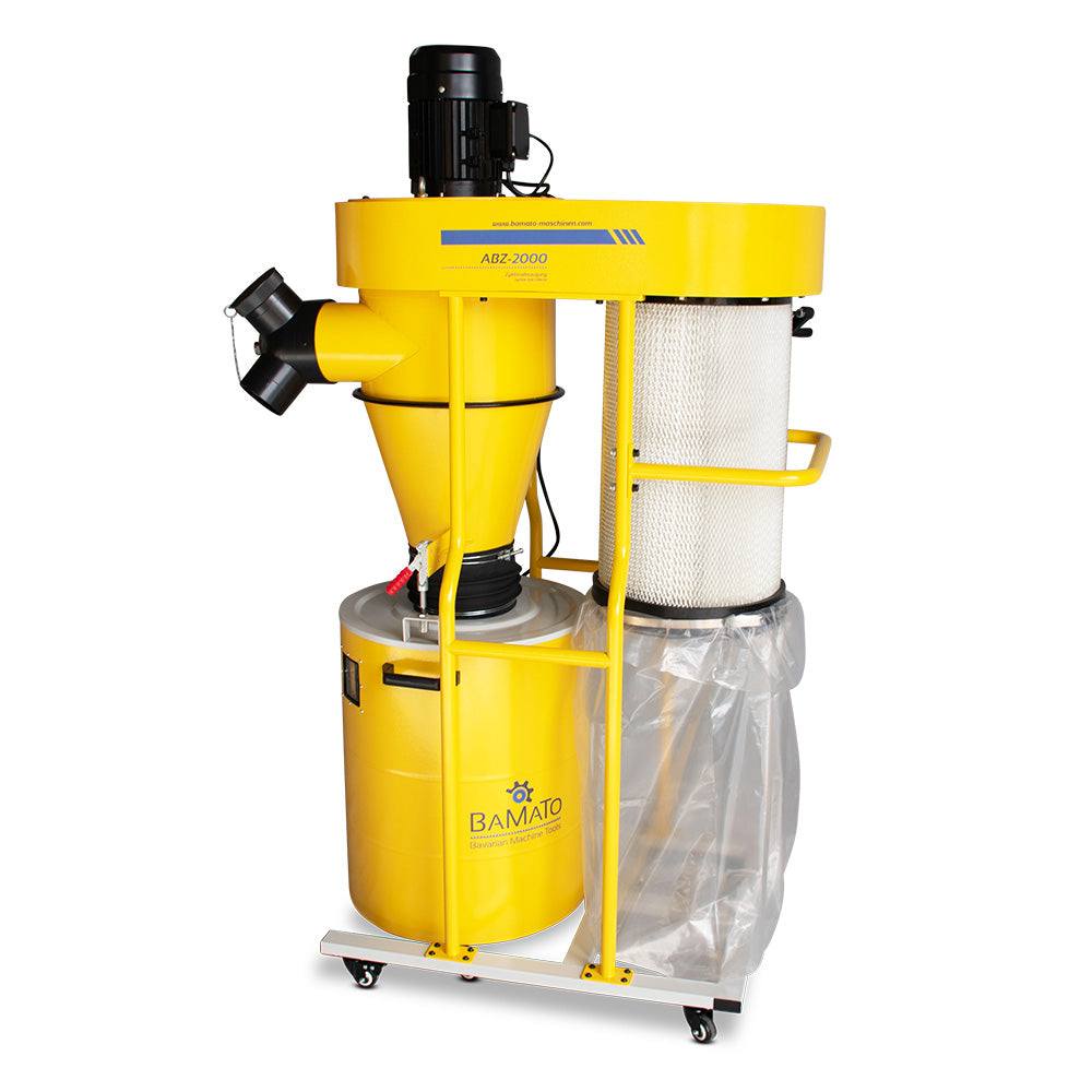 BAMATO Zyklon-Absauganlage ABZ-2000 mit Fernbedienung (400V)