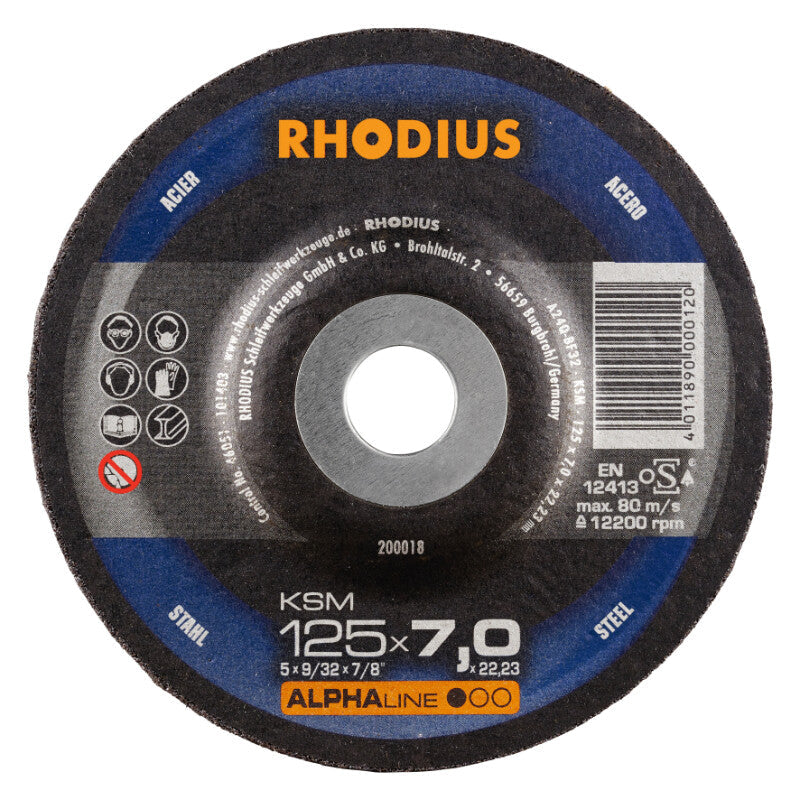 Rhodius Schleifscheibe DPC Ø125x7x22,23mm R200018