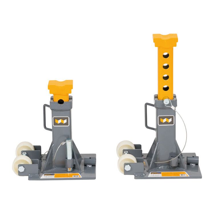 Winntec Achsständersatz 12 Tonnen, Stiftmodell, Transporträder Y451205