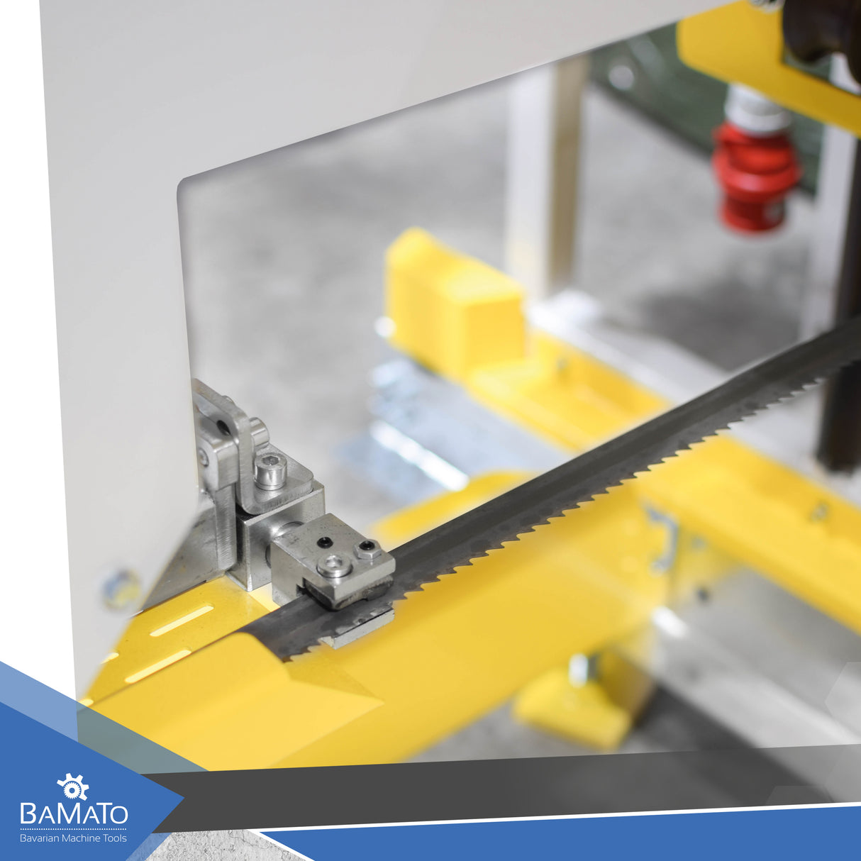 BAMATO BBSW-600PRO Blockbandsäge mit 6,9m Rollenbahn und elektrischer Höhenverstellung