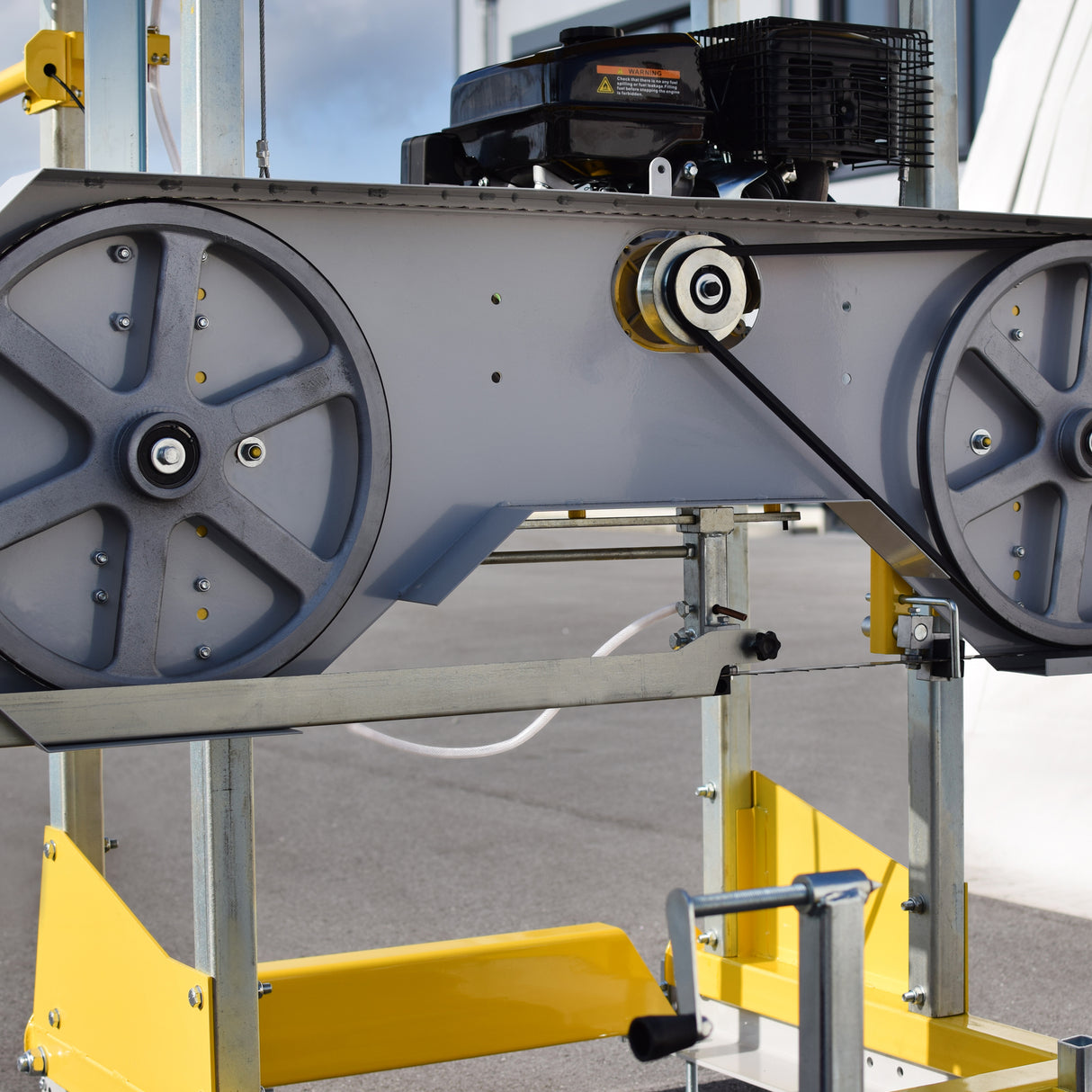 BAMATO BBSW-750G Blockbandsäge mit Benzinmotor und Elektrostart