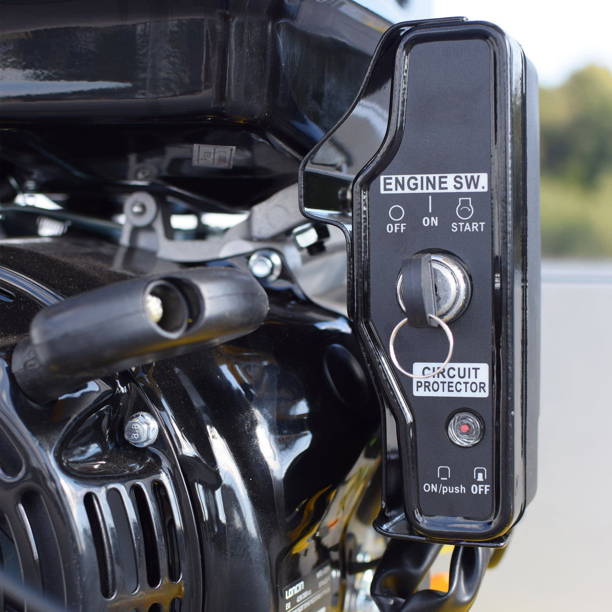 BAMATO BBSW-750G Blockbandsäge mit Benzinmotor und Elektrostart