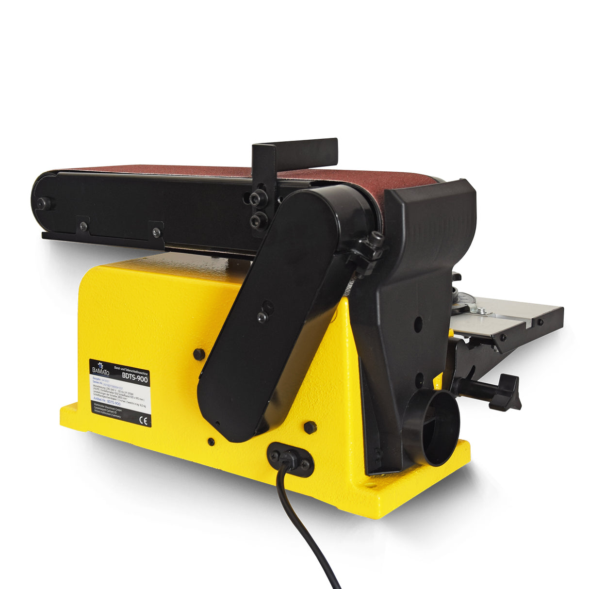 BAMATO Band- und Tellerschleifer BDTS-900 inkl. Schleifset & Klett-Pad