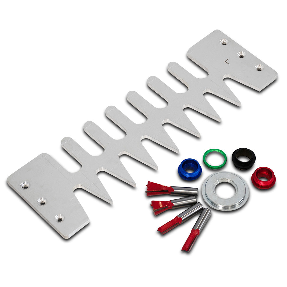 Schablone passend für BAMATO Zinkenfrässchablone BFS-350