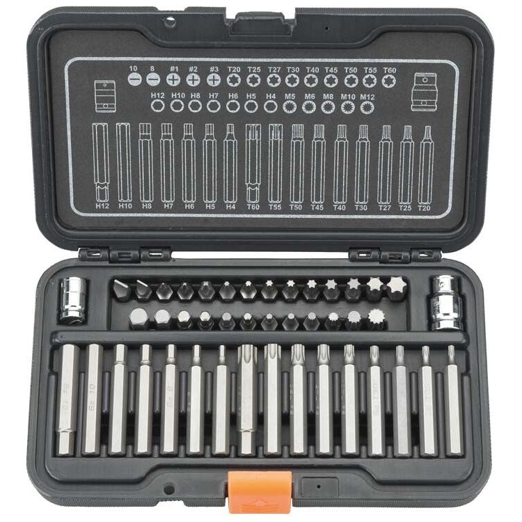 Custor Bit-Satz 3/8"+1/2", 44 Stück CBS21044K