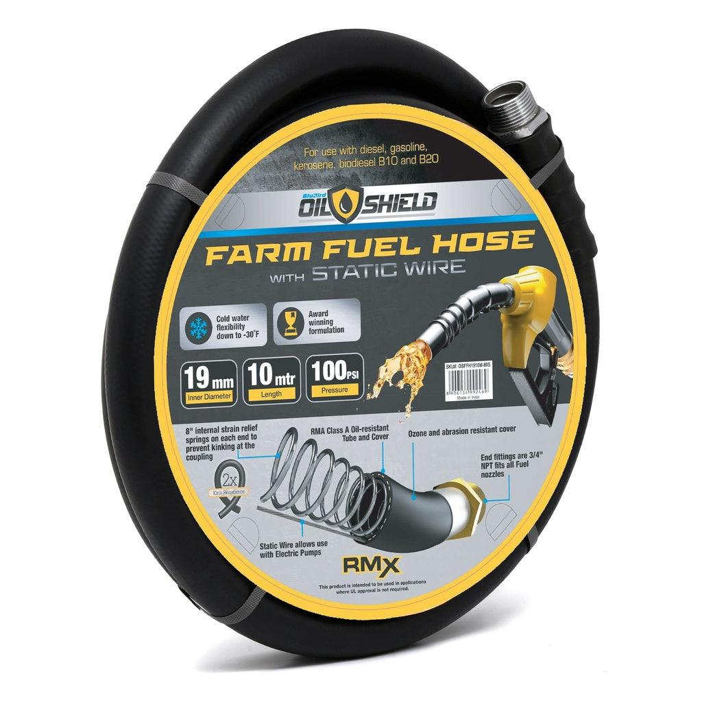 Blubird Oilshield Gummi Farm Kraftstoffschlauch 19mm x 10m - OSFH1910M - Tools.de TP Profishop GmbH