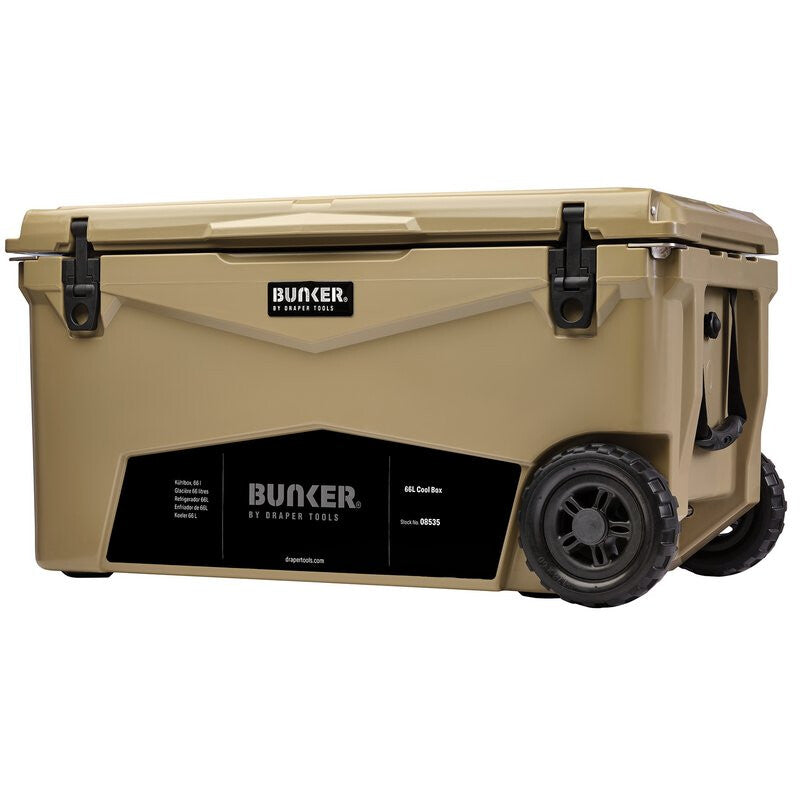 BUNKER Kühlbox 66L, Leistungsstarke Kühlung für Outdoor-Abenteuer - D08535