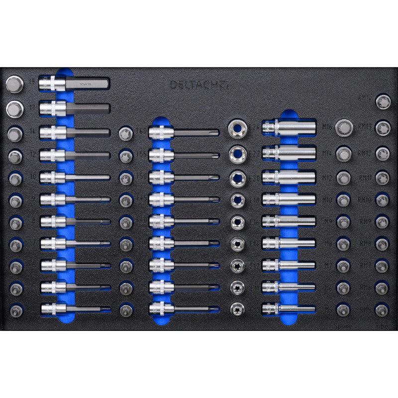 Deltach FOAM 1/2" Torx, Innensechskantschlüssel, E-Torx, Vielzahn/Spline 561004