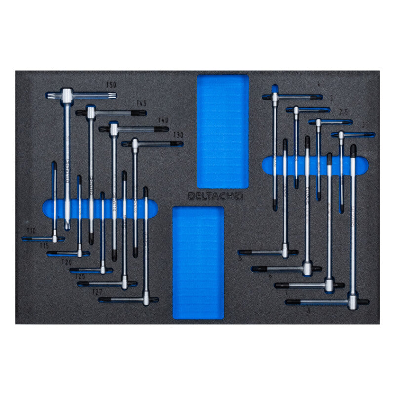 Deltach FOAM T-Schlüsselsatz Torx, Innensechskantschlüssel 561008