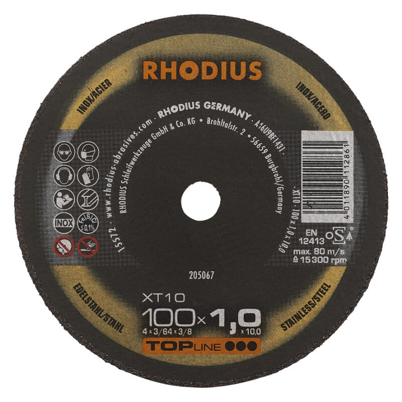 Rhodius Trennscheibe Ø100x1x10mm R205067