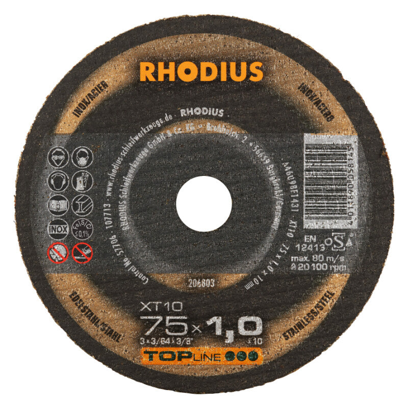 Rhodius Trennscheibe Ø75x1x10mm R206803