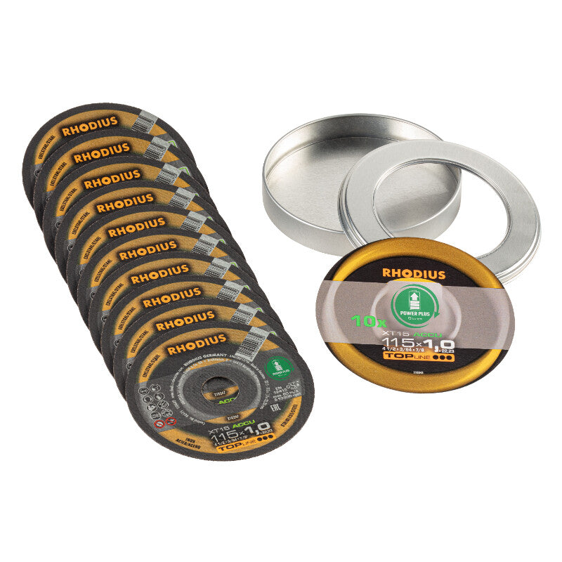 Trennscheibe ACCU XT15 Ø115x1x 22,23mm, 10er Pack