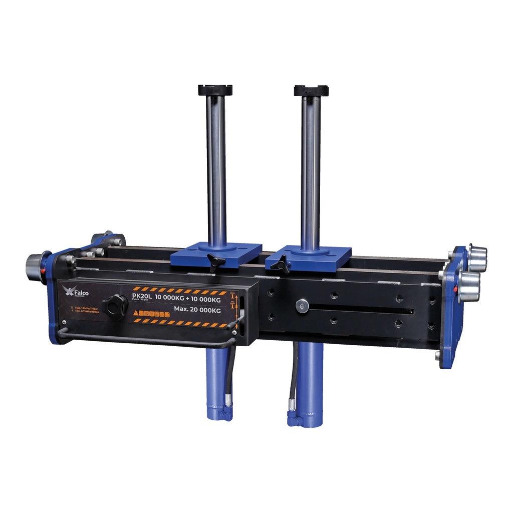 Falco Sollevatori Achsfreiheber Lufthydraulischer Grubenheber 20 Tonnen - PK20L - Lange Zylinder - Tools.de TP Profishop GmbH