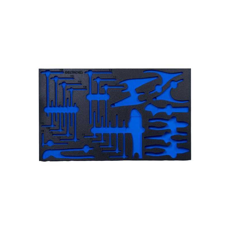 Deltach FOAM Inlay serving 525250, Schublade 4 (F-Hebel+Zangen) 900404