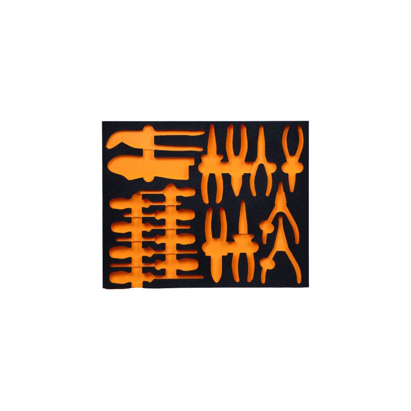 Custor FOAM-Einlage CTB99068+69, Schublade 4 (Zange) CTB9968FD