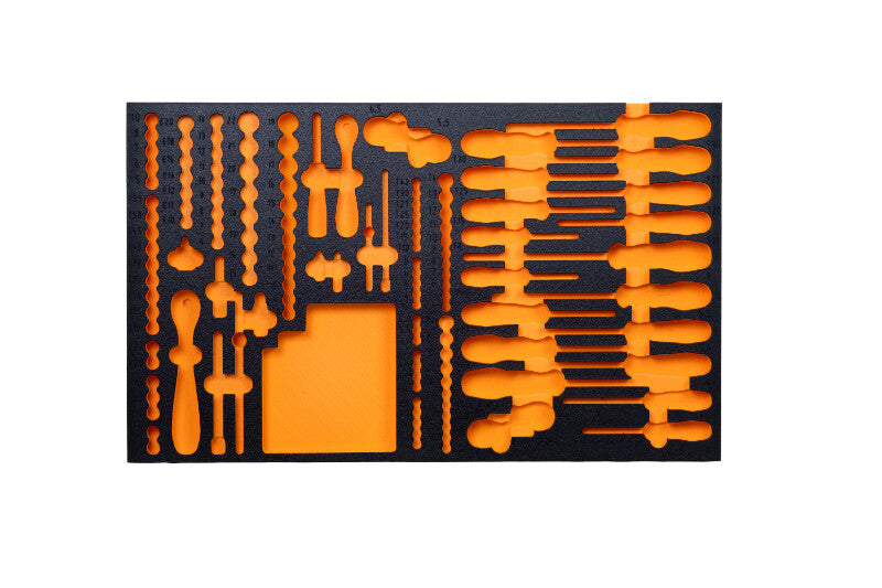 Schaumstoffeinlage für CTB99078+79+89, Schublade 1 (1/4"+3/8")