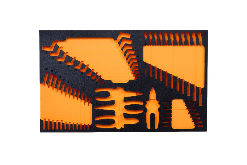 FOAM-Einlage für CTB99078+79+89, Schublade 4 (Schraubenschlüssel + Zangen)