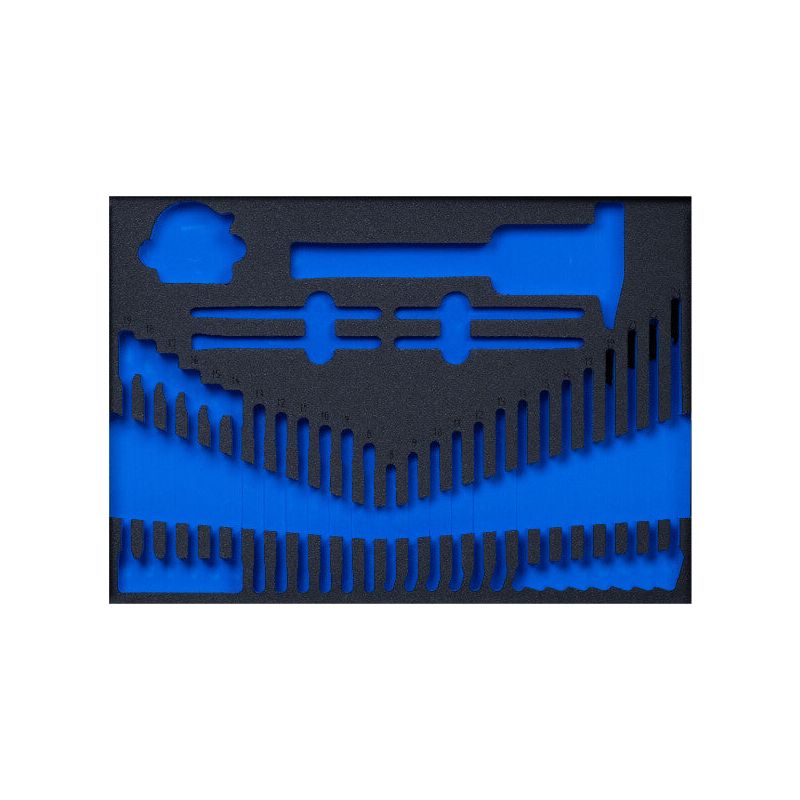 Draper Tools FOAM-Einlage für DW2001, Schublade 4 (Schraubenschlüssel) DW2024