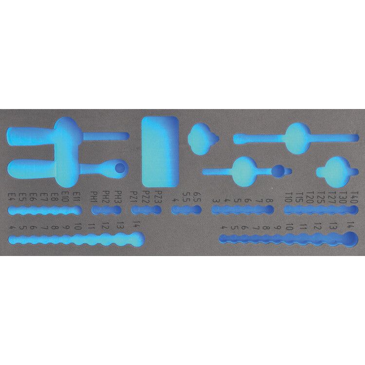 Deltach FOAM-Modul leer, für 140057 (1/4" Steckschlüsselsatz) 140905