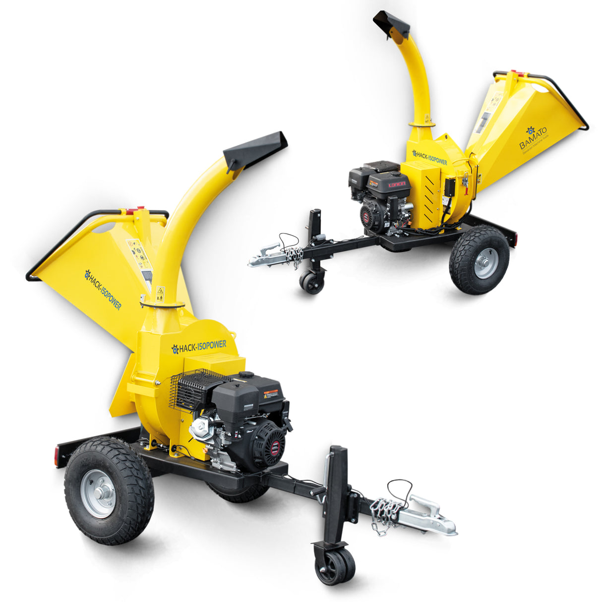 BAMATO HACK-150POWER Holzhackmaschine mit Elektrostart