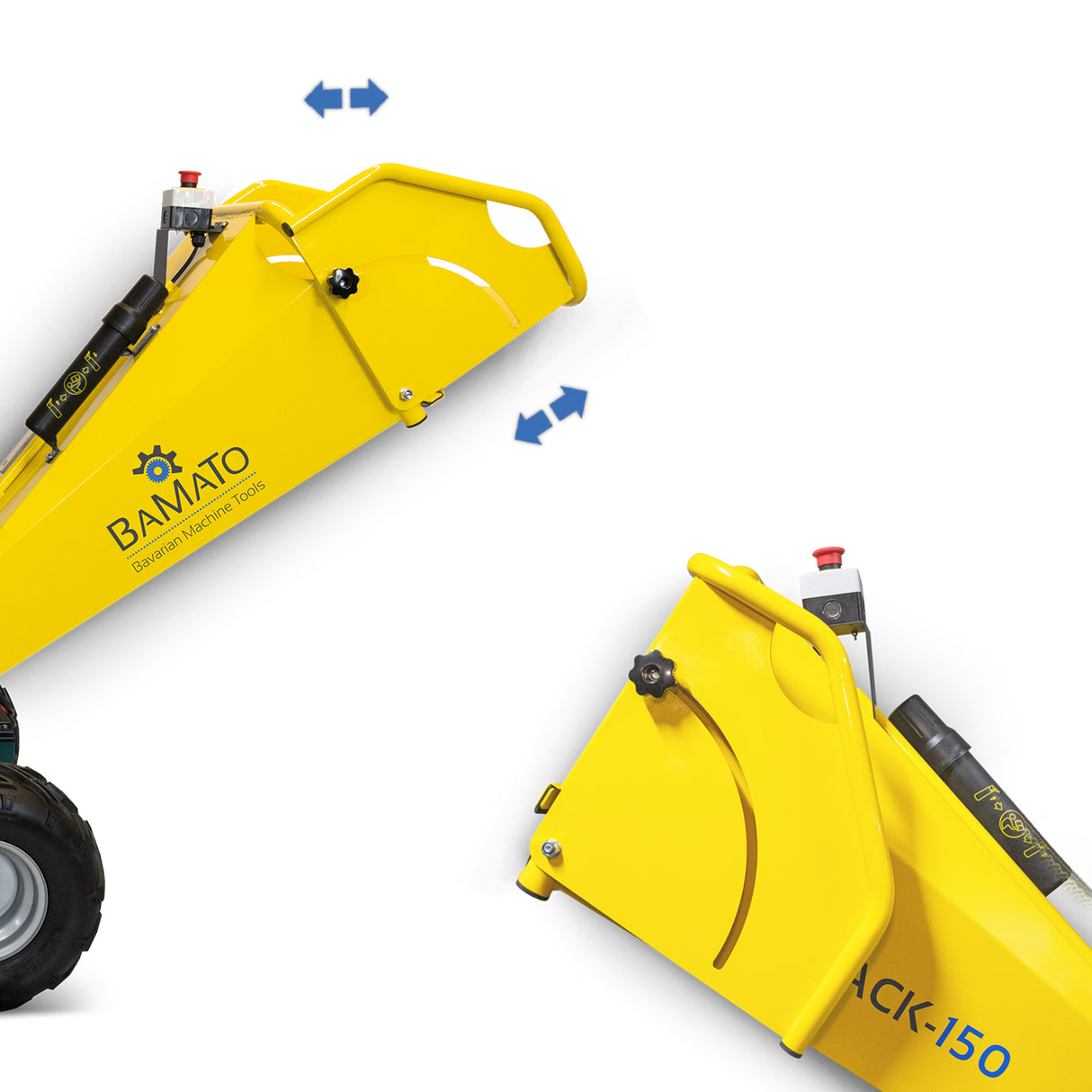 BAMATO Holzhackmaschine HACK-150 inkl. Plane