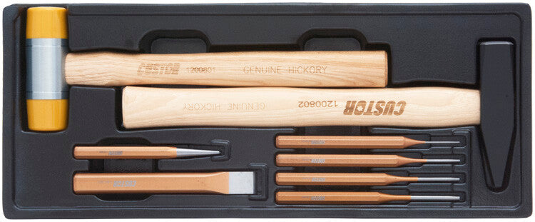 Hammer und Stiftsatz, 8-teilig, M-Modul