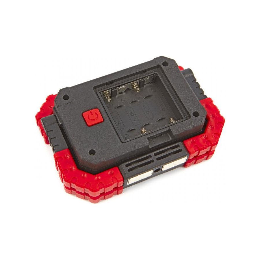 HBM LED-Bauleuchte mit Batterien 10 Watt - Tragbar und Leistungsstark mit 680 Lumen - Tools.de TP Profishop GmbH