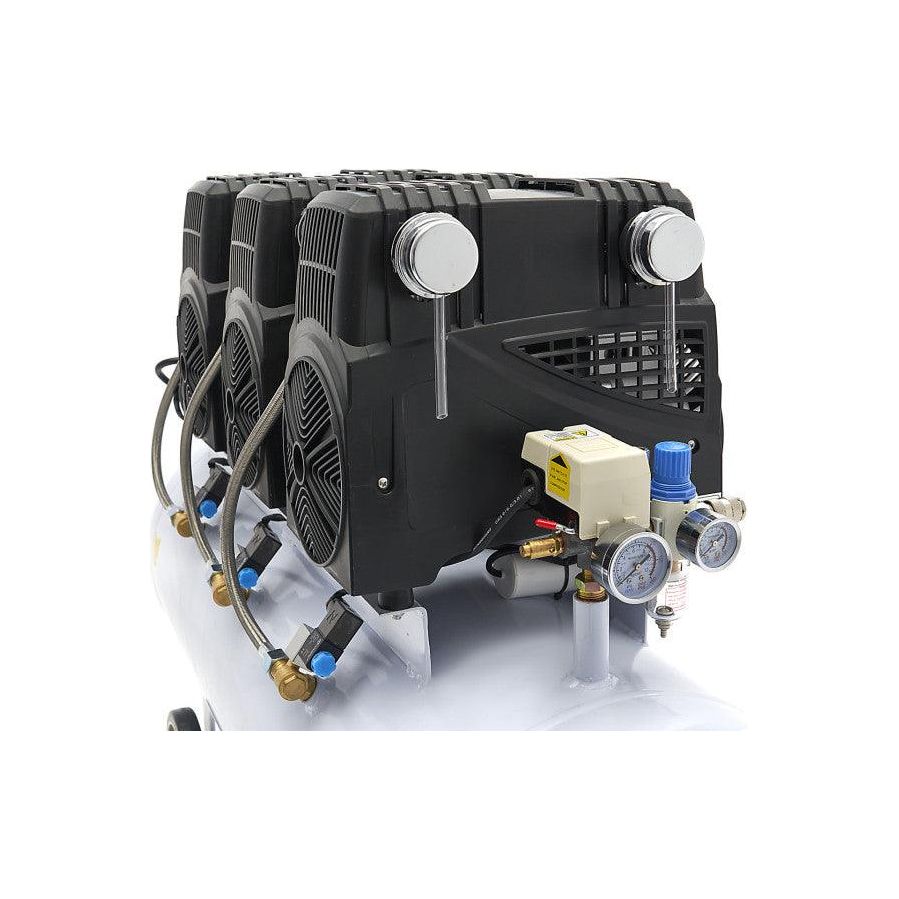 HBM Silent 6 PS Flüsterkompressor – 150 Liter professioneller geräuscharmer Kompressor SGS - Tools.de TP Profishop GmbH