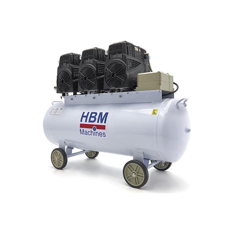 HBM Silent 6 PS Flüsterkompressor – 150 Liter professioneller geräuscharmer Kompressor SGS - Tools.de TP Profishop GmbH
