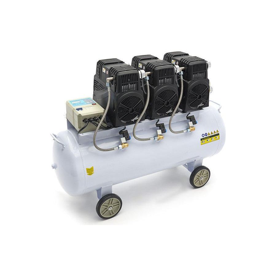HBM Silent 6 PS Flüsterkompressor – 150 Liter professioneller geräuscharmer Kompressor SGS - Tools.de TP Profishop GmbH