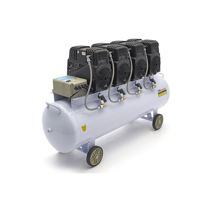 HBM Silent 8 PS - 200 Liter 10bar Max. Profi Geräuscharmer Kompressor, Flüsterkompressor SGS - Tools.de TP Profishop GmbH